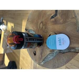 Zak! Designs Minecraft Stainless Steel Water Bottle with Lid